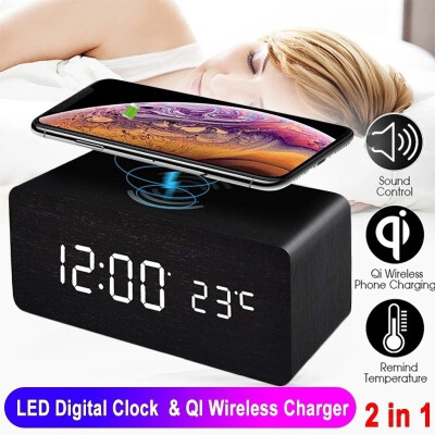 

3 In 1 Multi-function LED Digital Alarm Clock & Wireless Charger