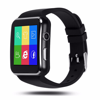 

Bluetooth Smart Watch X6 Smartwatch Pedometer Wearable Devices For IOS Android Watch With Camera Support SIM Card wristwatch