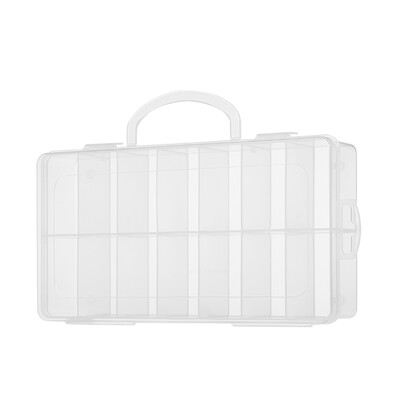 

Transparent Plastic 14 Grids Box Tools Baits Jewelry Needle&Thread Storage Organizer for Display Collection