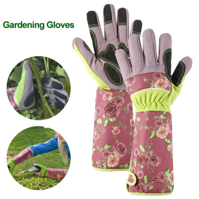 

Arms Elbow Protective Thorn Proof Ladies Garden Gauntlet with ​​Long Sleeves Long Gardening Gloves for Women