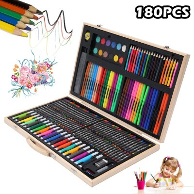 

150180Colors Drawing Painting Crayon Oil Pastels Watercolor Pens Sketch Coloured Pencils for Childrens Students Supplies Gift