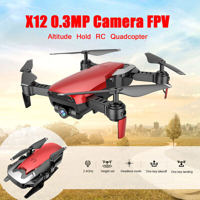 

Dongmingtuo X12 03MP Camera WiFi FPV Drone Altitude Hold One Key return RC Quadcopter