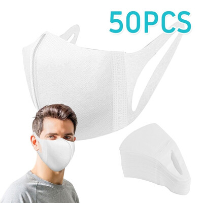 

50Pcs Disposable Masks-Face Mask with Earloops Protect Yourself Against Dust