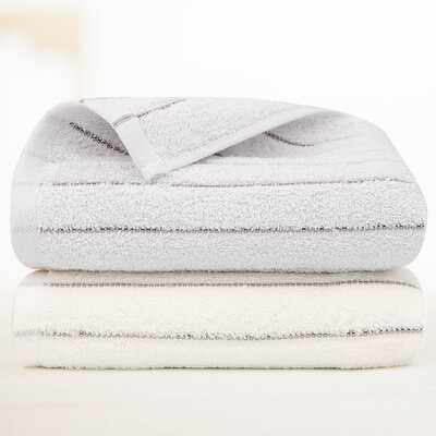 

Xinya towel cotton soft absorbent towel skin-friendly face towel wash towel 2 strips gray beige 3470cm