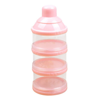 

Baby Infant Feeding Milk Powder Food Bottle Container Portable 3 Cells Grid Box