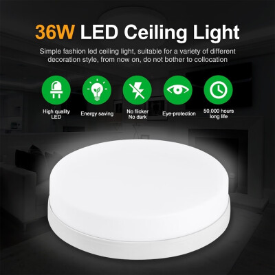 

36W Round Disc Plate Lamp LED Ceiling Lamp Daylight Lamp Spotlight Surface Lamp Ceiling Light Lamp