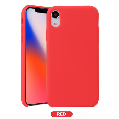 

Goowiiz Phone Case For Iphone XXsXs MaxXR Fashion Simple Solid Color Ultrathin Soft TPU Back Cover