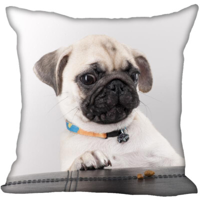

Pug Hot Sale Pillow Case High Quality New Years Pillowcase Decorative Pillow Cover For Wedding Decorative Christmas