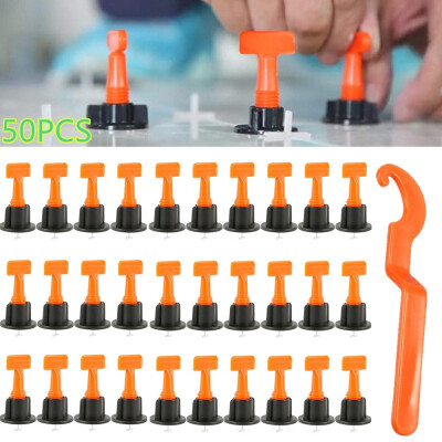 

Willstar 50pcs Plastic Flat Ceramic Leveler Floor Wall Construction Tools Reusable Tile Leveling System Kits