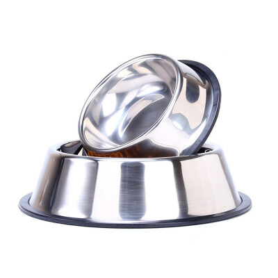 Stainless Steel Pet Bowls for Dog Puppy Cats Food Water Feeder Pets Supplies Feeding Dishes Dogs Bowl For Food Dog Supplies 2018