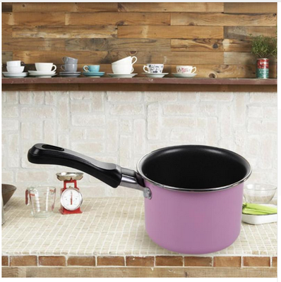 

Mini Milk Not-sticky Heating Pot Metal Carbon Steel Flat-bottomed Portable Egg Soup Kitchen Cooking Tools