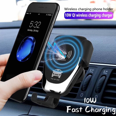 

10W Qi Wireless Automatic Clamping Fast Car Charger Mount Air Vent Holder Stand