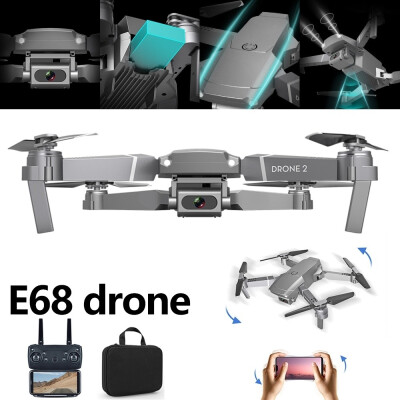 

Newest Remote Control Drone E68 Quadcopter UAV with Camera 1080P 4K HD FPV