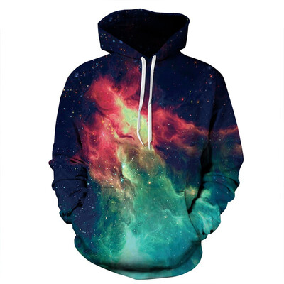 

3D Wholesale Hoodie Wolf Print Sweatshirts Chic Pullover Men Women Top Tee With Pocket 3D Printing Hooide