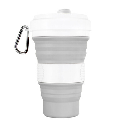 

NeillieN 550ML Creative Cup Silicone Folding Coffee Cup Silicone Folding Cup Creative Gift CupOutdoor Folding CupWater cup