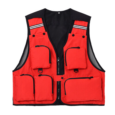 

Lixada Outdoor Fishing Waistcoat Sleeveless Fishing Jacket Multi-pockets Hunting Photography Hiking Climbing Fishing Vest for Men