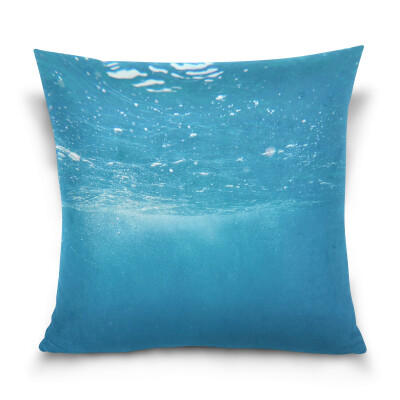 

Throw Pillow Case Decorative Pillow Covers 16 X 16 inch Seabed Pattern Pillowcase