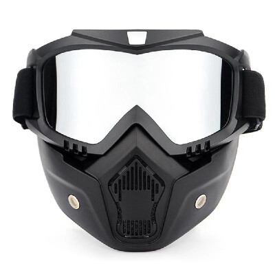 

Motorcycling Goggles UVA400 Protection Winter Skiing Goggle Riding Skating Sports Goggle with Detachable Mask