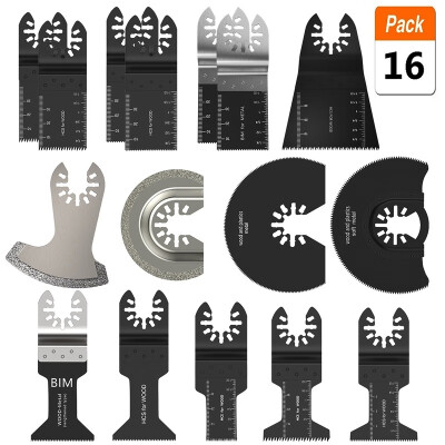 

Willstar 1610PCS Oscillating Multi Tool Saw Blade Mix Saw Blades Metal Wood Cutting Tool Kit