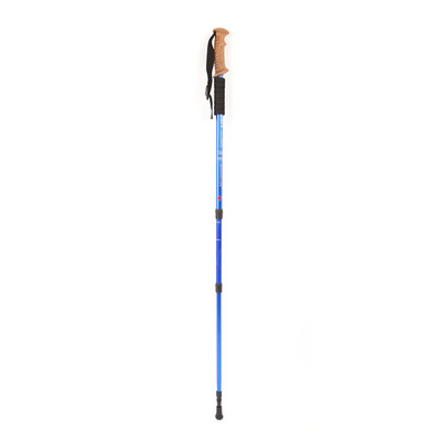 

7075 Aluminum Alloy Adjustable Telescopic Hiking Walking Stick Trekking Pole Alpenstock 3 Section Anti-shock Anti-skid Ultra-light