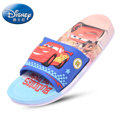 

DISNEY Disney Childrens Slippers Cartoon Boy Comfort Bathroom Home Slippers Childrens Electric Light Blue 24 Code 5065