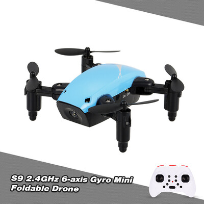 

S9 24G 4CH 6-axis Gyro Mini Drone Headless Mode One Key Return Foldable RC Quadcopter RTF