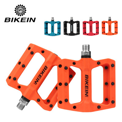 

BIKEIN PRO 2pcs Mountain Bike Anti-skid Foot Pedal Nylon Fiber Multi-Colors Bearings Treadle Accessories of Bicycle