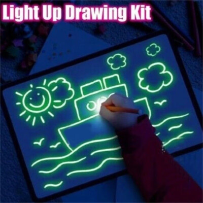 

Willstar NEW Draw with Light Fun&Developing Toy Drawing Board Magic Draw Educational