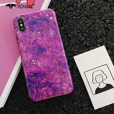 

TRONSNIC Glitter Phone Case for iPhone 6 6s Plus Green Purple Case Gold Foil Red Luxury Cover Fashion