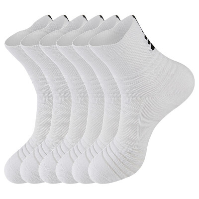 

LifeWheel Mens Athletic Sports Running Breathable Cotton Basketball Socks