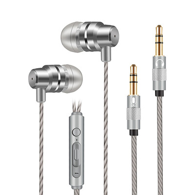 

35mm In-ear Gaming Headphones Dynamic Driver Earphone Music Headset Noise Isolating In-line Control with Microphone for PC Deskto