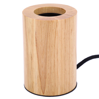 

E27 Modern Minimalist Wood Table Lamp Holder