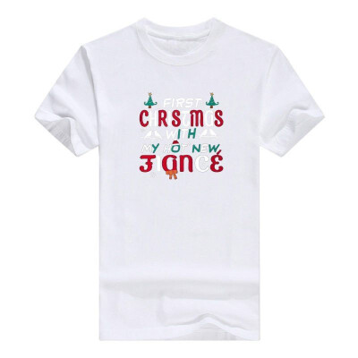 

First Christmas With My Hot New Fiance Gildan - Pullover Womens T-Shirt