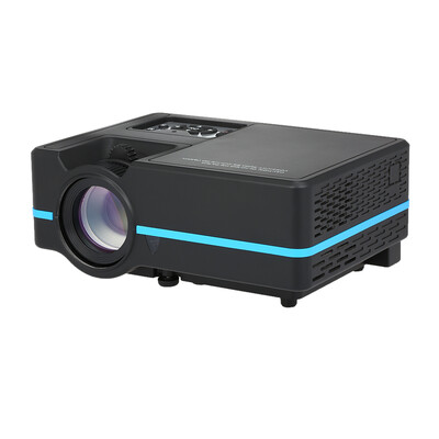 

VS313 LCD Projector 1080P 150" Home Theater Video Projector 1200 Lumens 800 480 Pixel 20001 Contrast Ratio w HD IN VGA AV USB