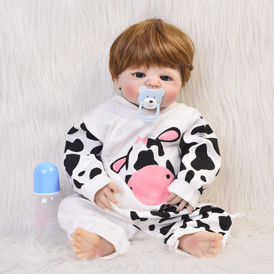

New Arrival 23 57 cm Reborn Doll Full Silicone Body Lifelike Princess Girl Baby Toy Doll For Child Birthday Gift Kids Playmate