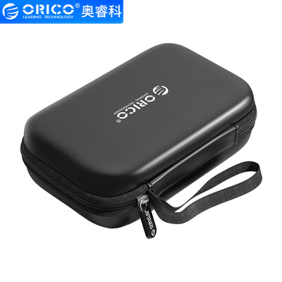 

ORICO 25-inch mobile hard disk protection bag with mezzanine multi-function portable classification digital storage bag waterproof shock absorption black PH-C20
