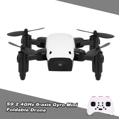 

S9 24G 4CH 6-axis Gyro Mini Drone Headless Mode One Key Return Foldable RC Quadcopter RTF