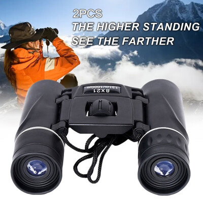 

2PCS APEXEL 8x21 Portable Binoculars HD BAK4 Prism Telescope Zoom for World Cup Outdoor Bird Watching Camping Hiking Travel Sports