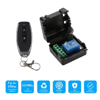 

Smart Home 433Mhz DC 12V 1CH Wireless Remote Switch Relay Receiver Transmitter Universal Remote Control Switch Module&1PCS RF