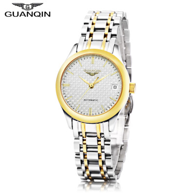 

GUANQIN GJ18004 Women Auto Mechanical Watch Date Display Sapphire Mirror 3ATM Wristwatch