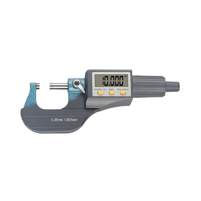

0-25mm High Precision 0001mm Resolution Electronic Outside Micrometer Micro Caliper with LCD Digital Display Screen Micrometers M