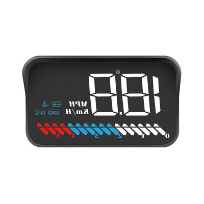 

Car HUD Head Up Display IKiKin GPS OBD2 Dual System 35inch HUD Displays Speedometer Alarm