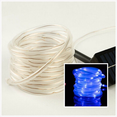 

12M39ft Solar Lights Outdoor Waterproof Tube LED String Lights Landscape Lighting Night Light
