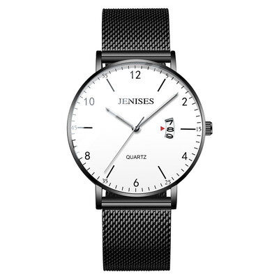 

Stainless Steel Slim Men Quartz Watch Waterproof