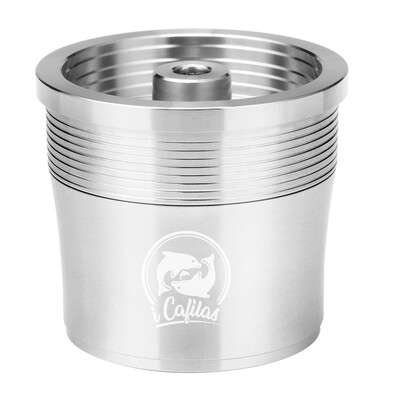 

Stainless Steel Fillable Coffee Capsules Reusable Coffee Capsule Cup with Rotary Knob for ILLY X9 X8 X71 Y5 Y3 Y11 Coffee Machin
