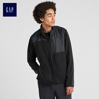 

GAP flagship store mens invisible hood stitching sports jacket 364773 is black