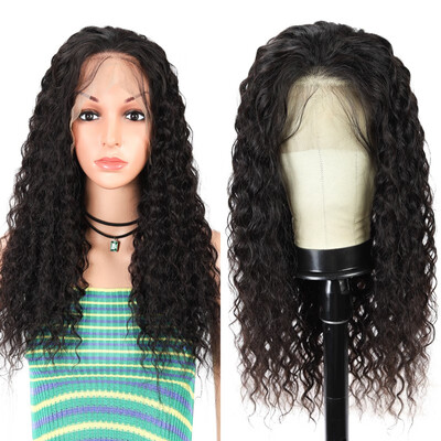 

Amazing Star Water Wave Lace Front Wigs Human Hair Brazilian Hair Lace Front Wigs with Baby Hair Wet&Wavy Natural Color