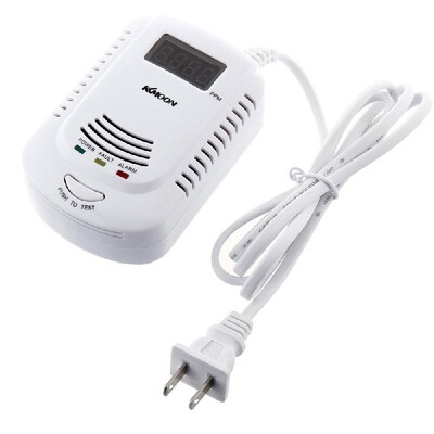 

Plug-In Combustible Gas Detector LPG LNG Coal Natural Gas Leak Alarm Sensor With Voice Warning Alarm Sensor Home Secrity