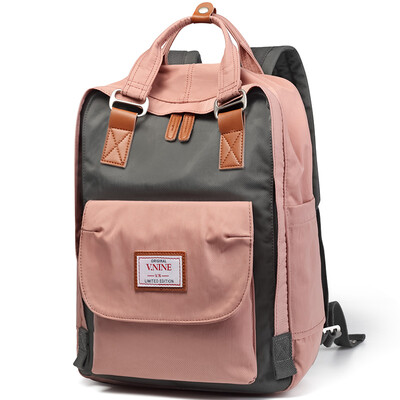 

Ninth City VNINE Backpack Mens Large Capacity 1314 Inch Computer Bag Multifunction Travel Backpack Donut Couple Student Bag VD7BV32958J Meter Grey