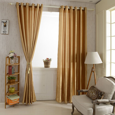 

Anself 2PCS 100250cm Grommet Blackout Curtain Linings Panel Solid Bright Colored Window Curtains Soft Window Drape Classy Window